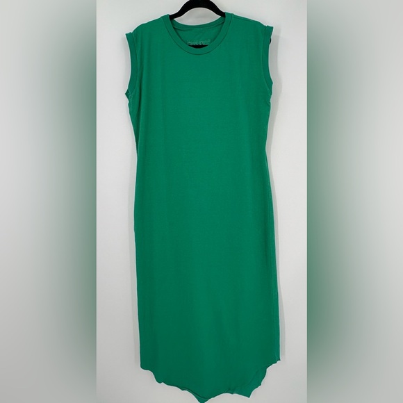 Frank & Eileen Cory Kelly Green Muscle Tee Maxi Dress NWOT St Patrick’s Day - Picture 2 of 5